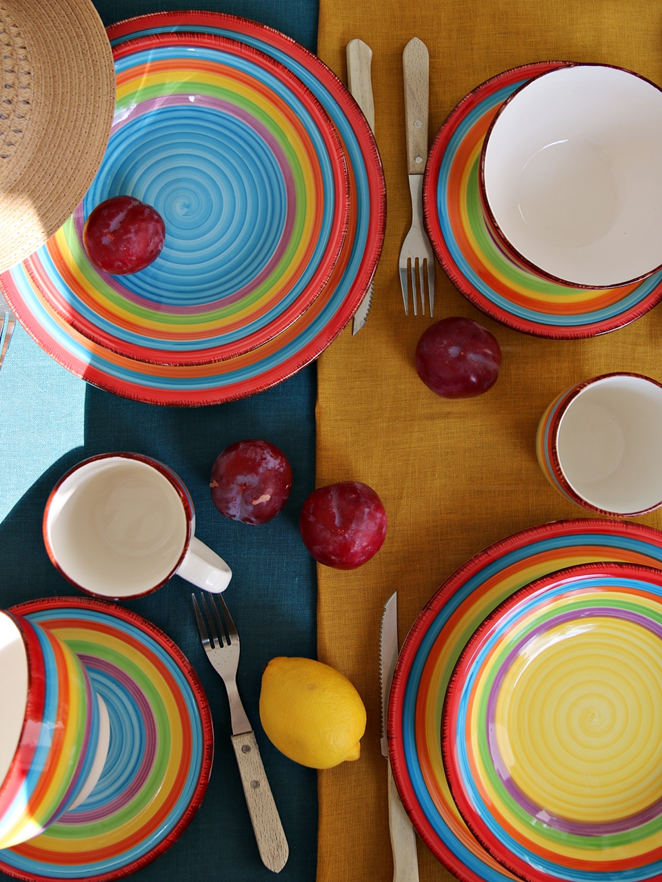 TALERZ DESEROWY ceramiczny 19 cm MEXICO 6szt Kod producenta 24326514