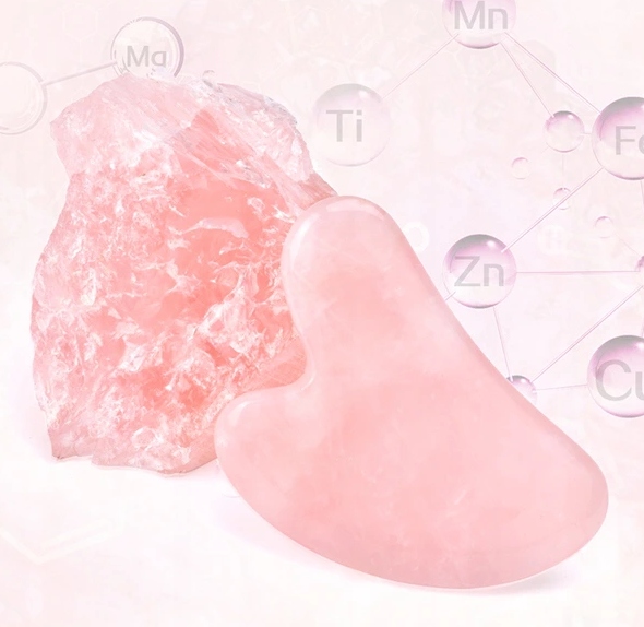 ZESTAW DO MASAŻU TWARZY PŁYTKA GUA SHA KWARC OLEJ EAN (GTIN) 54178756273090