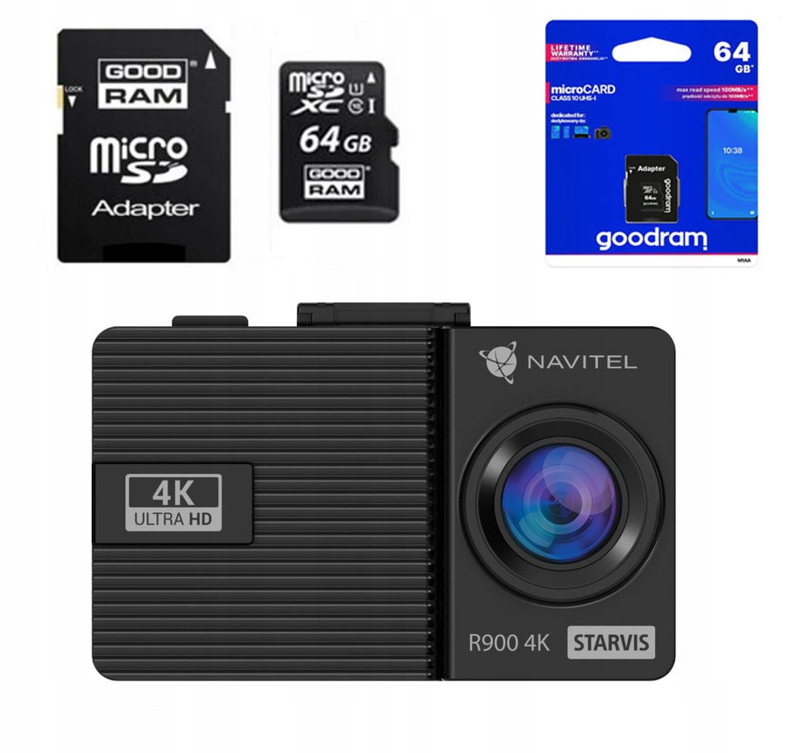 

Wideorejestrator Navitel R900 4K Uhd+mapy +karta