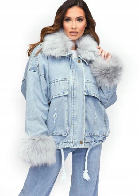 

Kurtka Jeansowa Z Futerkiem Katana Futerko Miś S/m