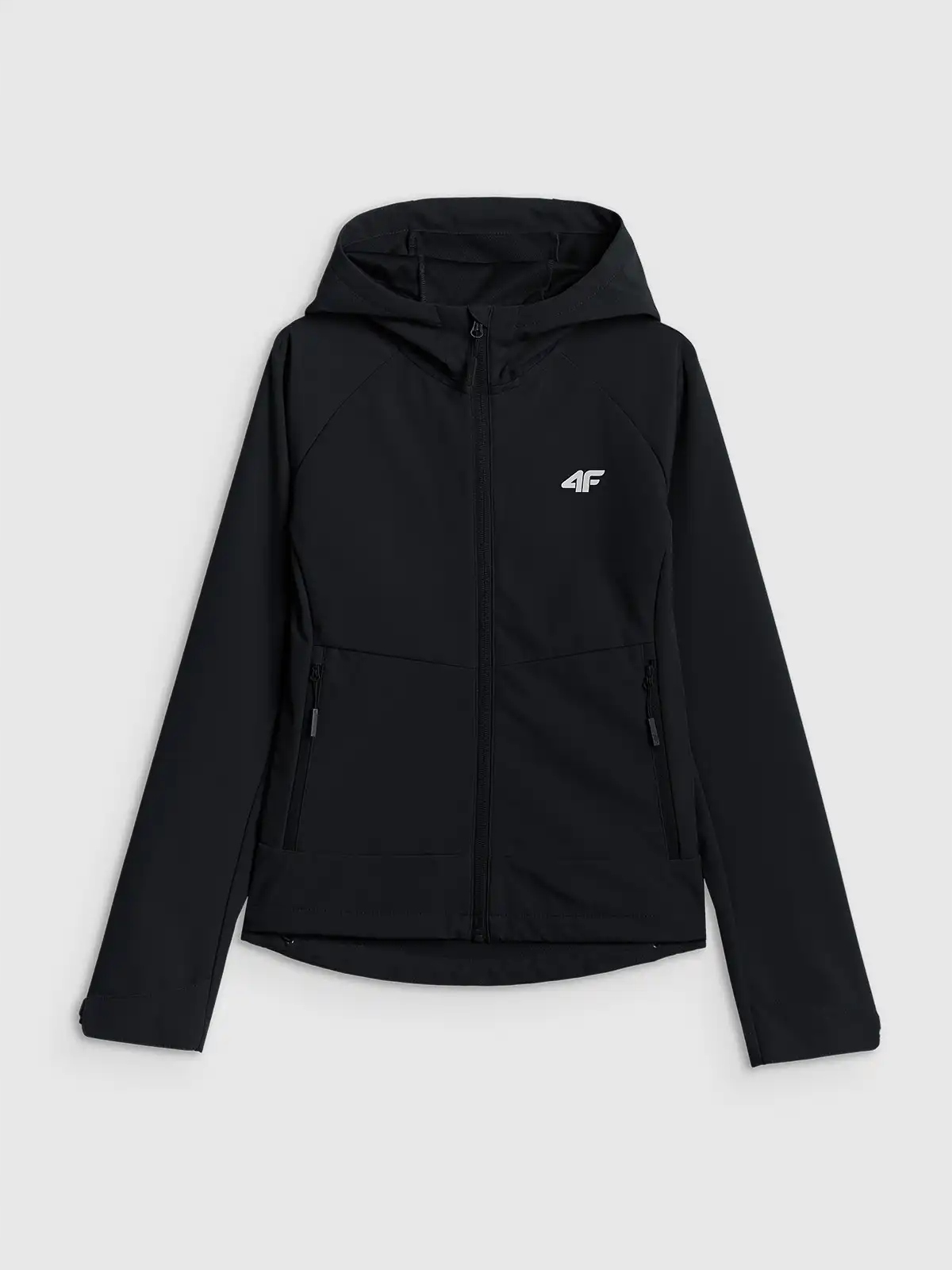 Kurtka damska 4F softshell wiatroodporna 4FWSS26TSOFF546 czarna r. M