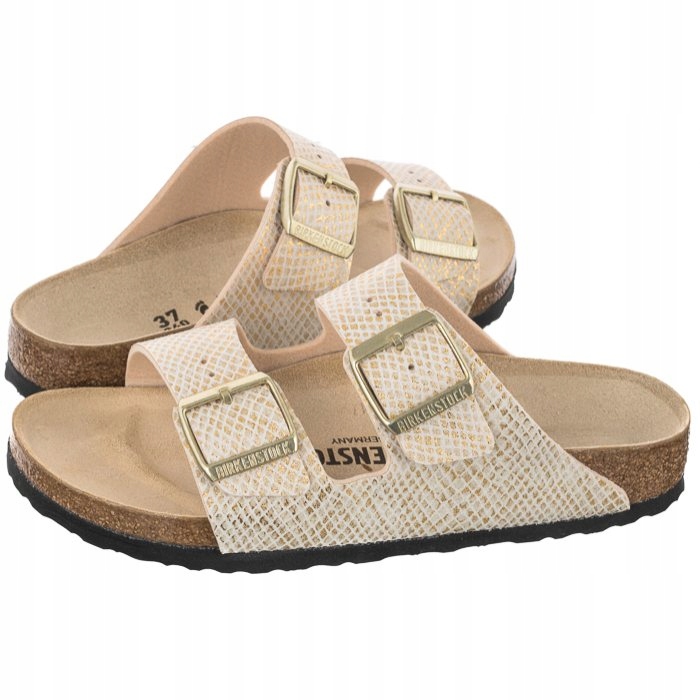 

Buty Klapki Birkenstock Arizona 1019374 Beżowe