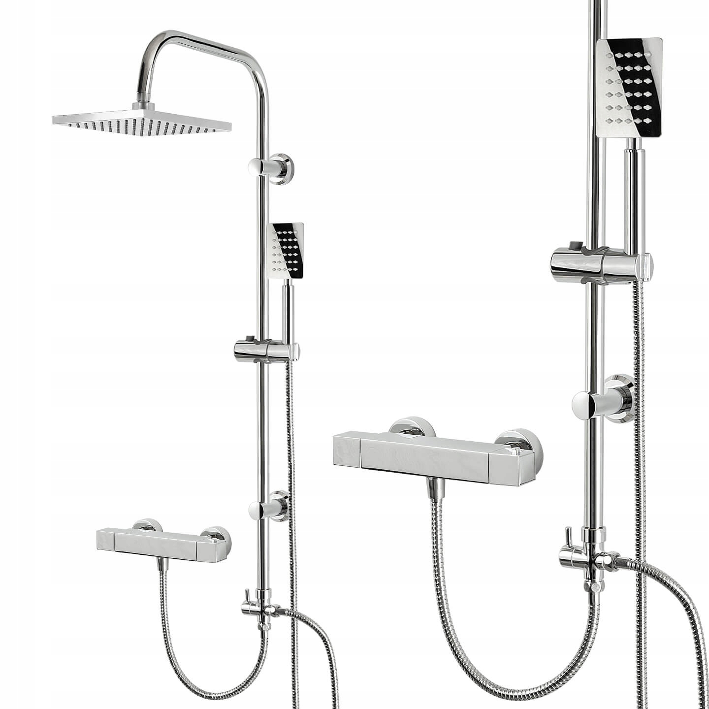 Solidní Sprchový Set Sprchový Sloup Pro Dešťovou Sprchu 20 CM