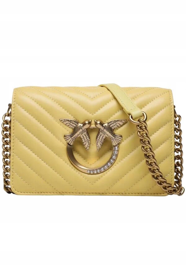 Dámská kabelka Pinko Love Click Mini 100067 A.gold