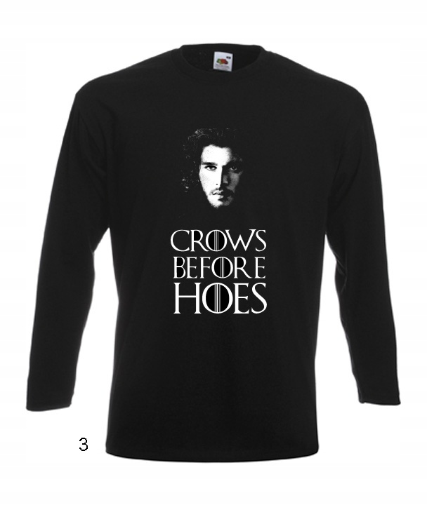 

Bluzka Męska Wzory Jon Snow Gra O Tron Stark
