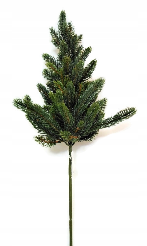 

Sztuczna Choinka na piku brokat Świerk święta 57cm