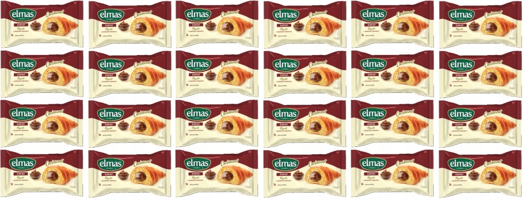 24 x 60 g Elmas Rohlíček s kakaovou náplní Karton