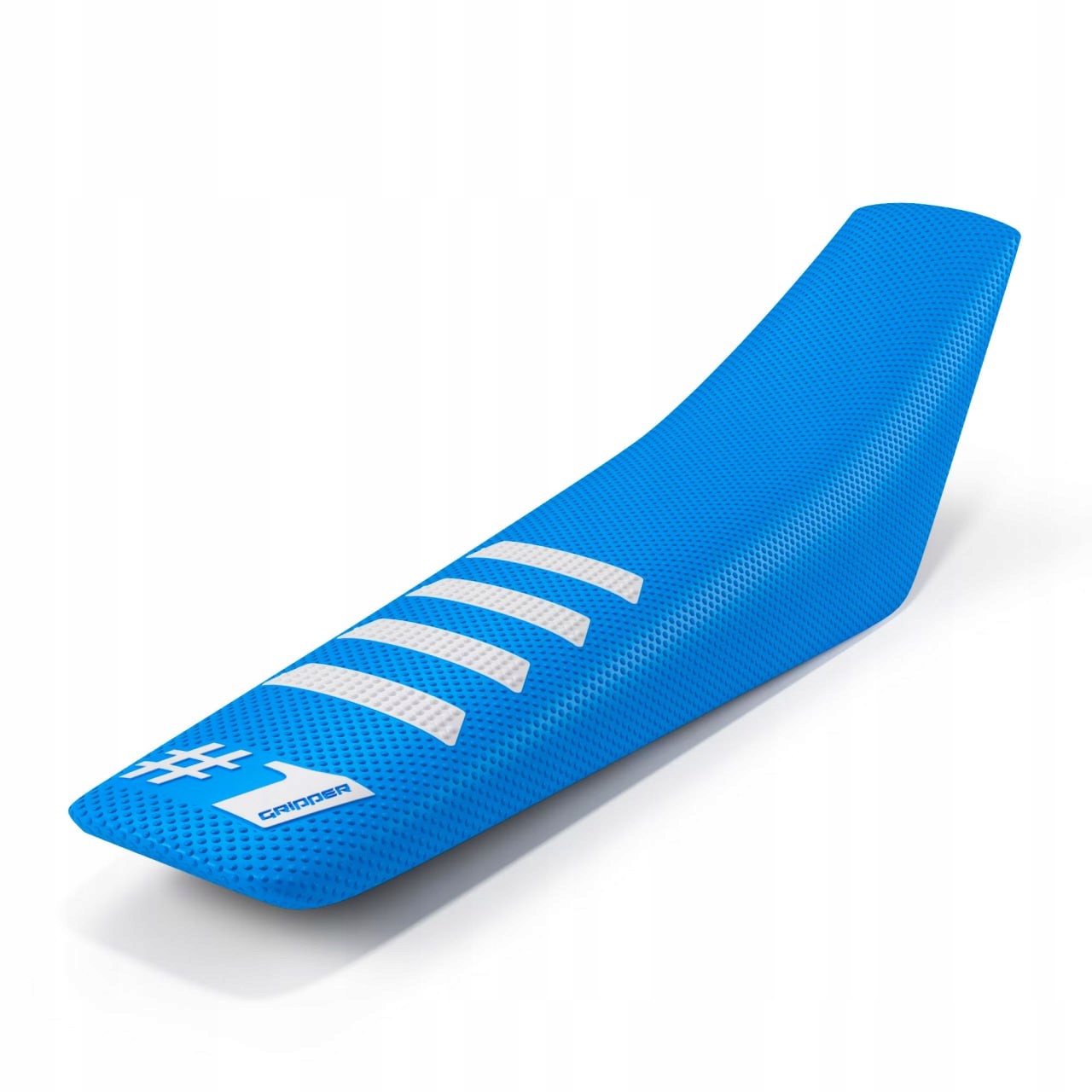 Poťah Na Sedadlo Onegripper Ribbed L.blue/wh