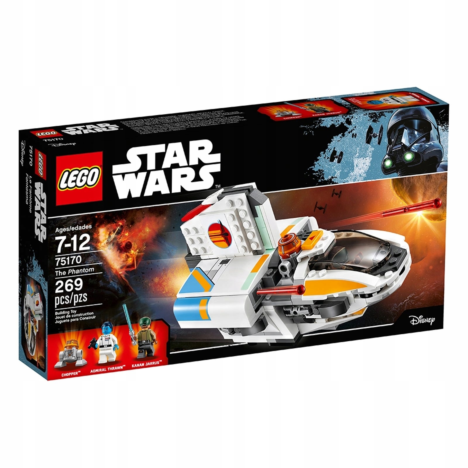 ### Lego Star Wars Rebels 75170 Phantom Kanan Thrawn Chopper