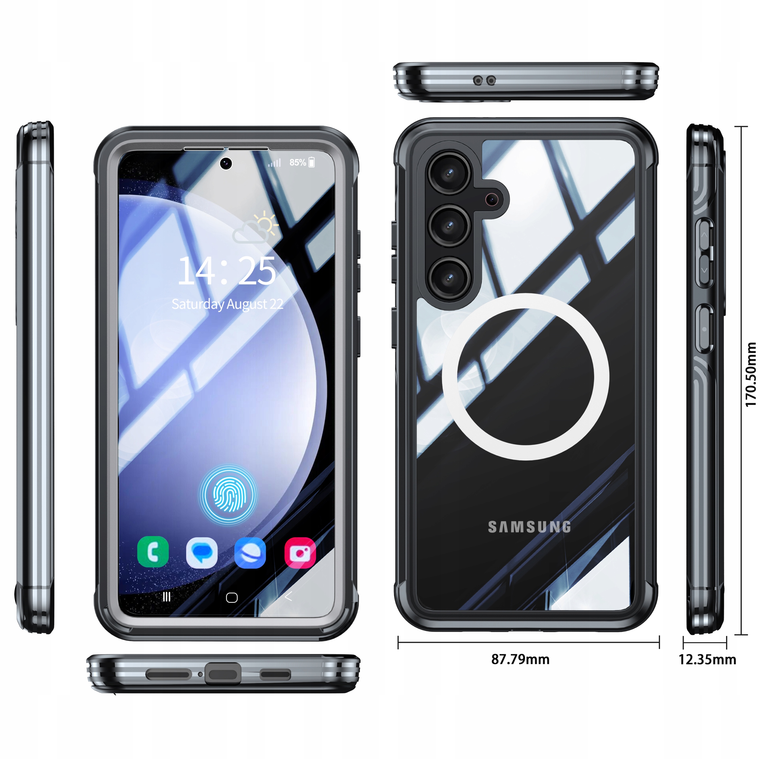 Exoguard Case Etui 360° Magsafe Wytrzymała Obudowa Samsung Galaxy s24