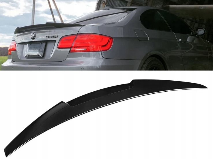 Spoiler Víka Zavazadlového Prostoru Pro Bmw E92 M4 Vzhled Černý Lesk Letka Spoiler