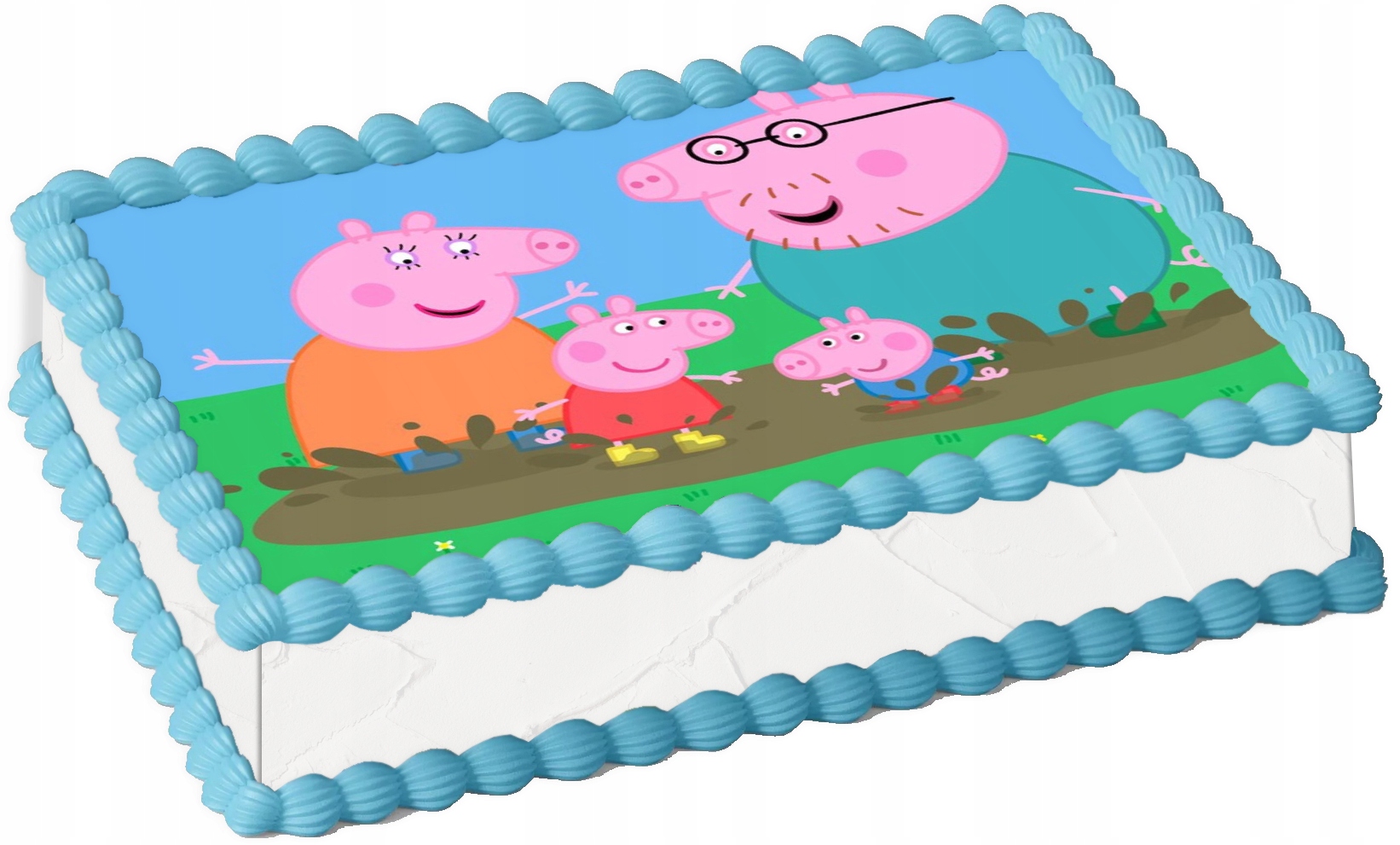 oplatek na dort A4 prasátko Pepa Pig Narozeniny