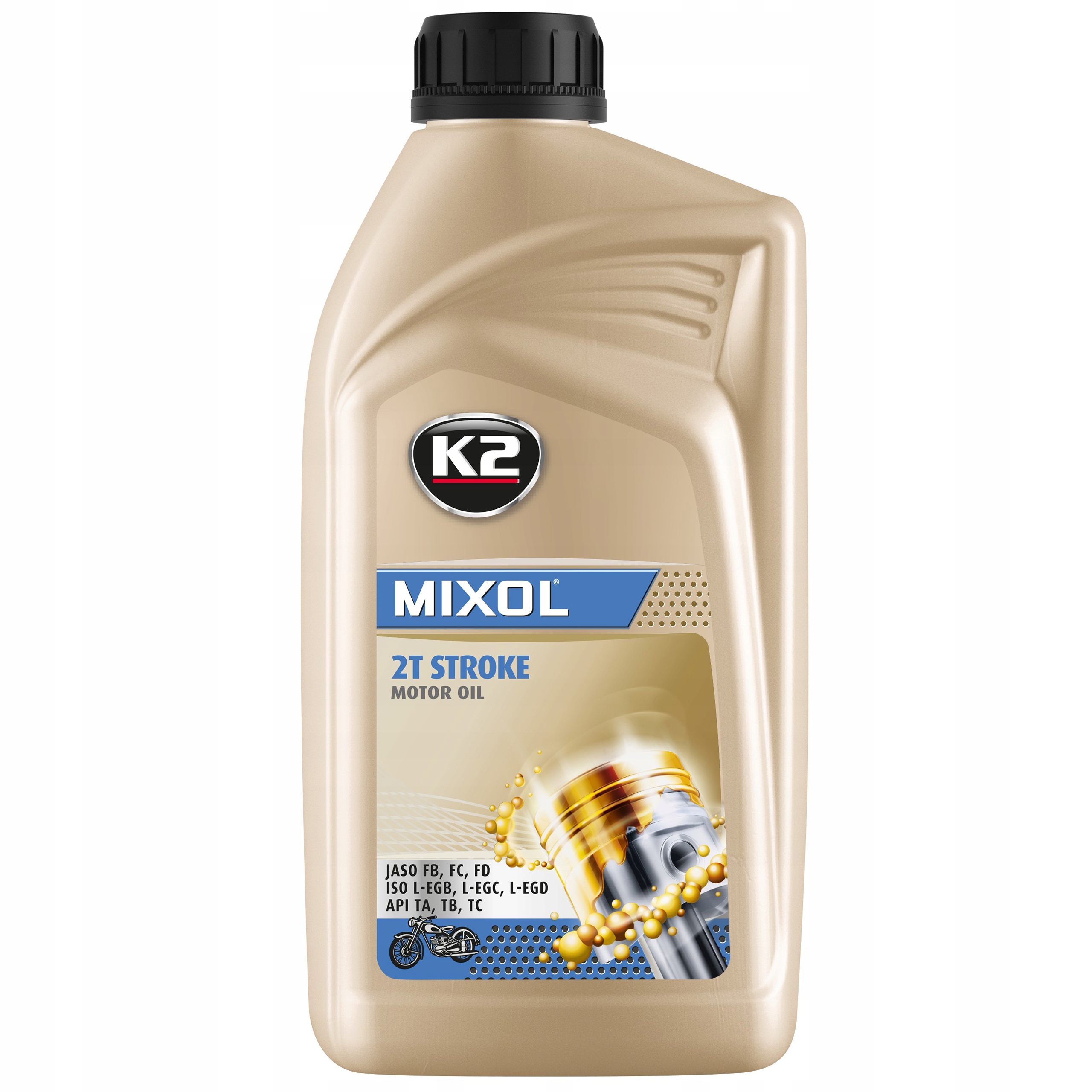 K2 Mixol 1L 2T Stroke Olej Do Mieszanki Silników Dwusuwowych.