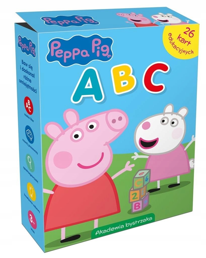 

Świnka Peppa. Abc. Karty Edukacyjne W Pudełku