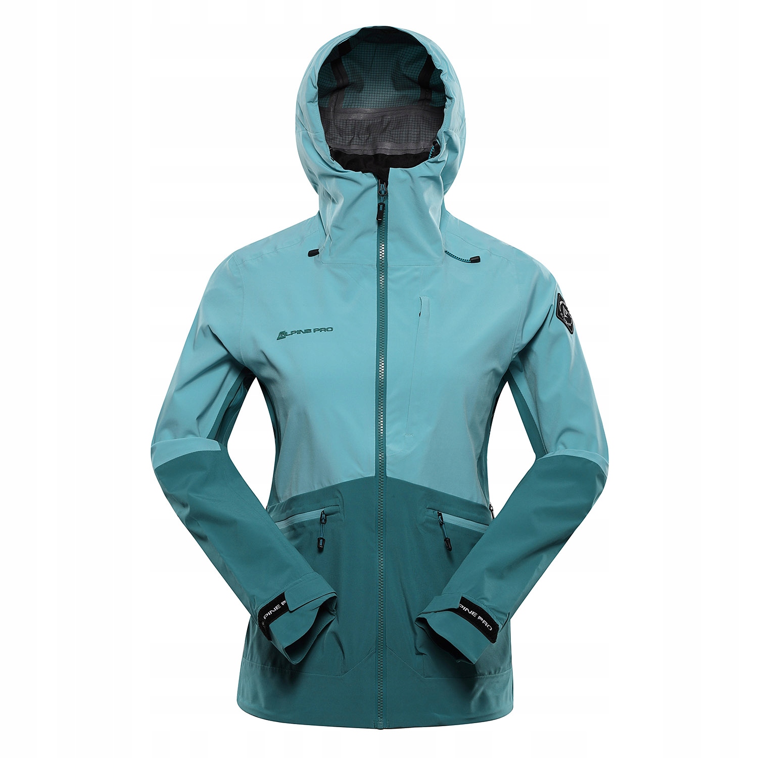 Alpine Pro Kurtka damska trekkingowa 15000 Zarra turkusowy r.S