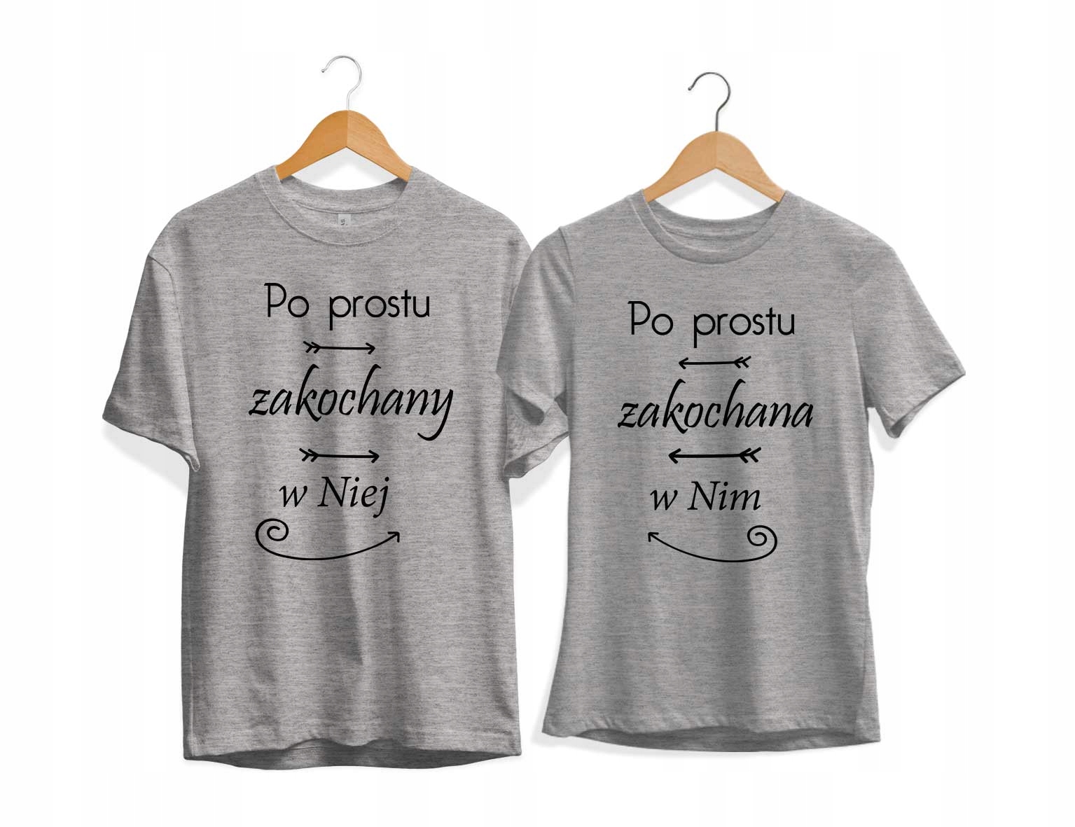 

Zestaw dla Pary Koszulki Zakochani Rocznica Ślub