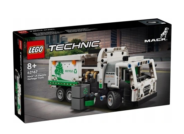 Lego Technic Mack Lr Elektrický popelářský vůz 42167