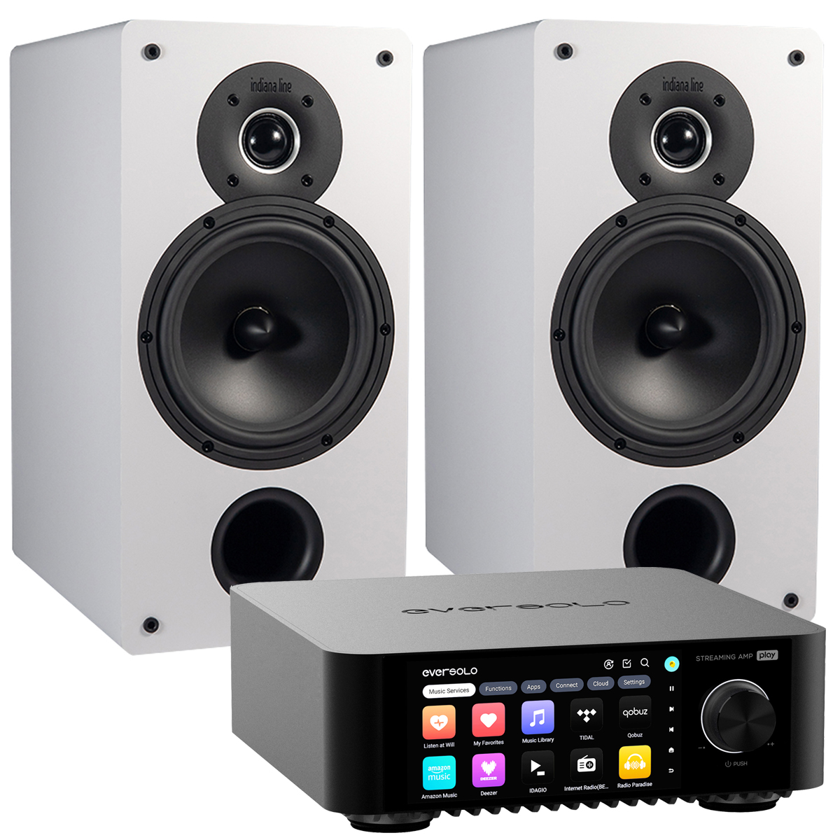 Indiana Line Tesi 261 W EverSolo Play Stereo Streaming Wi-Fi Zosilňovač