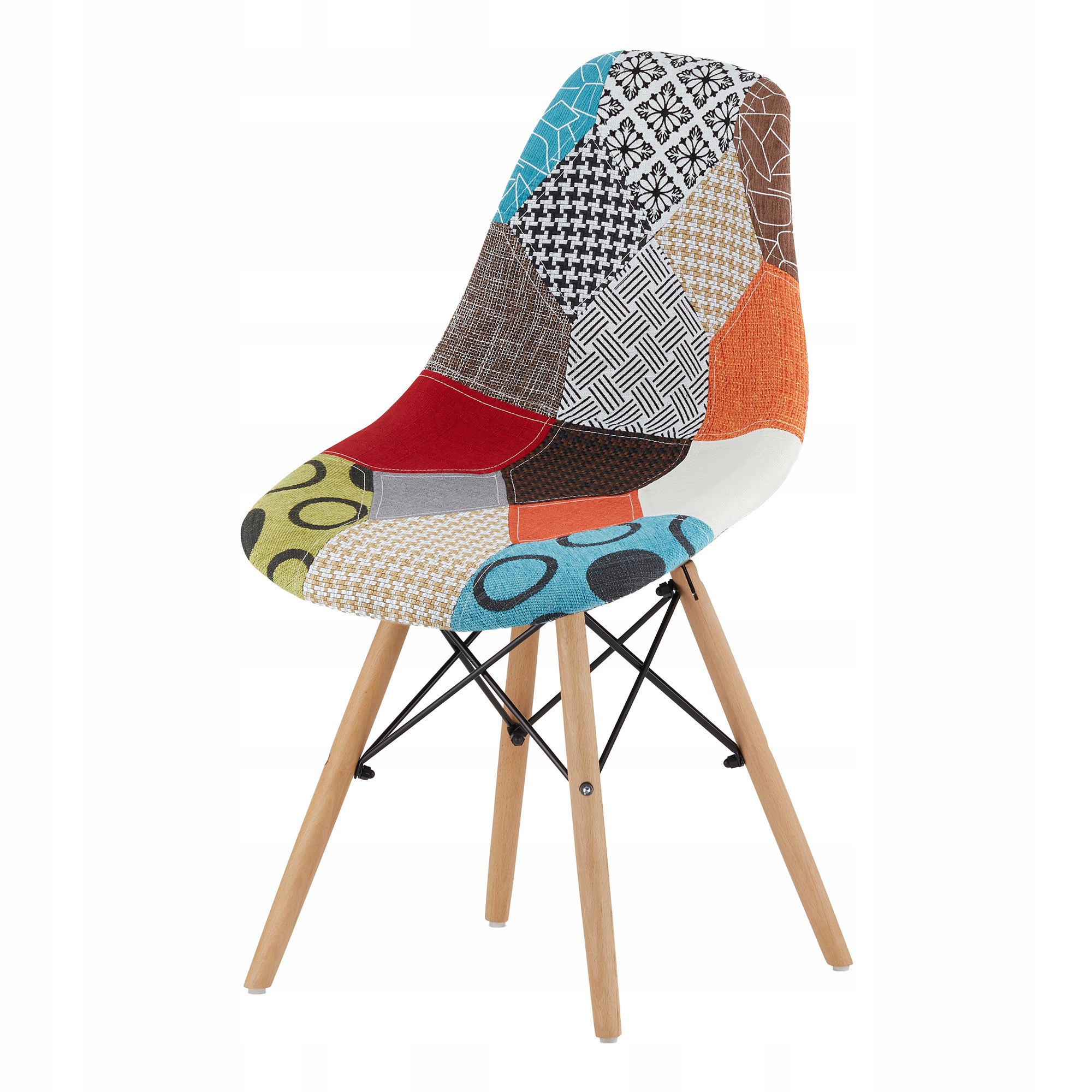 KRZESŁO PATCHWORK do KUCHNI salonu JADALNI