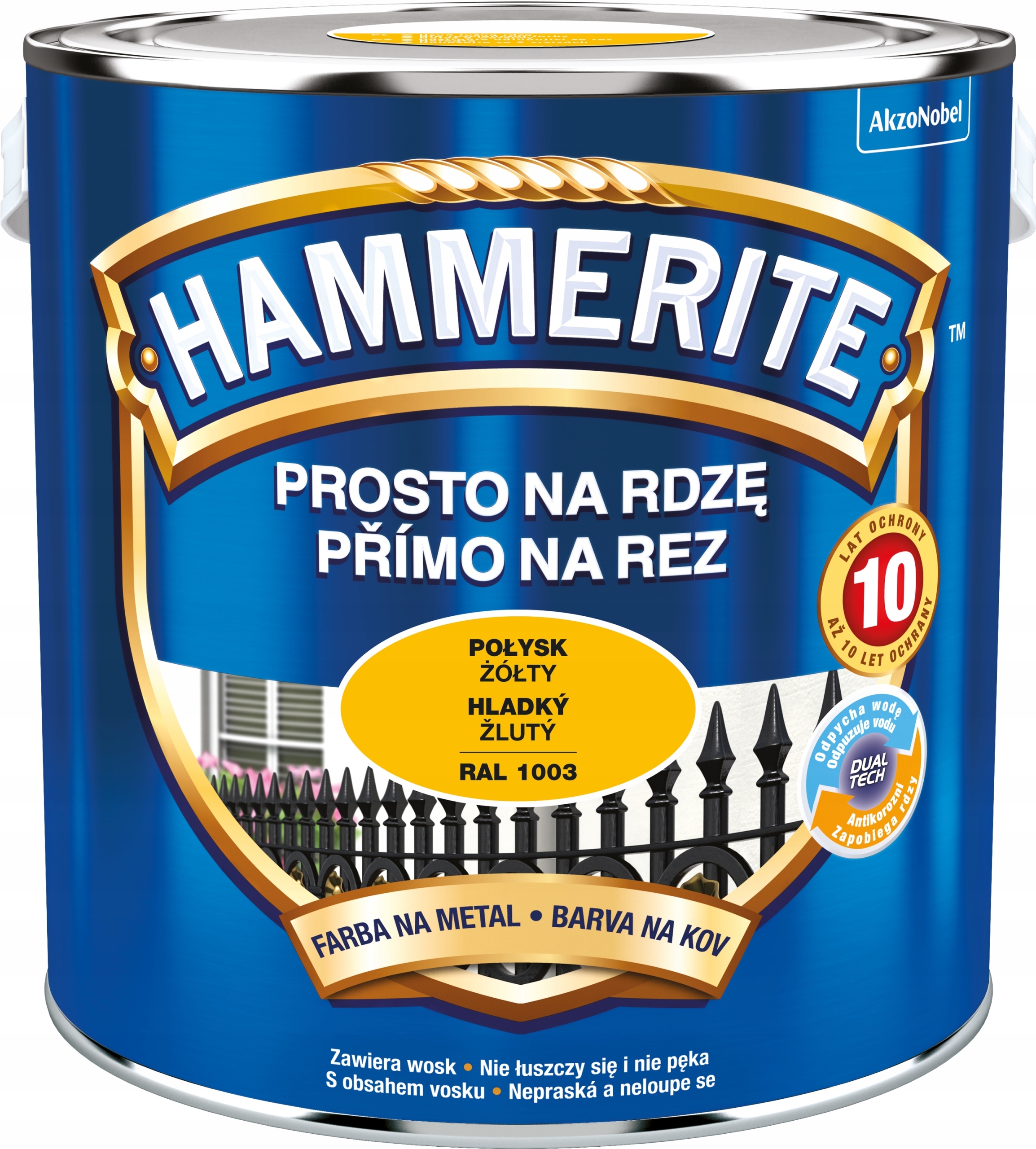 Hammerite Barva Na Rez 2,5L Žlutý Lesk 1003