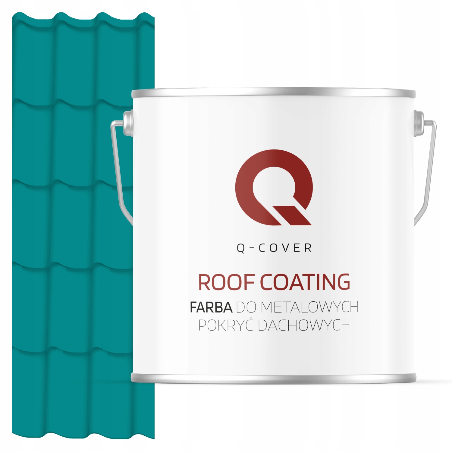 Farba Na Kovové Strechy Z Plechu Modrá Tyrkysová Ral 5018 5 L Lesk