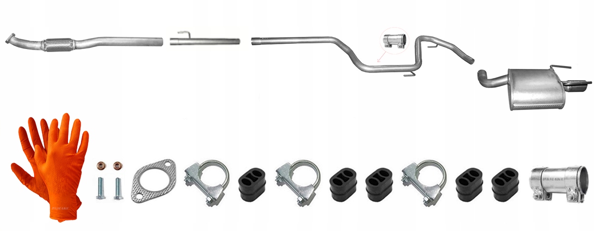 Alfa Romeo 159 2.0 Jtdm 100-120-125 kW 2009-2011 Sedan Kombi Výfukový Systém