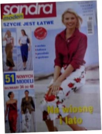 Sandra Moden nr 1 z 2005 roku + wykroje