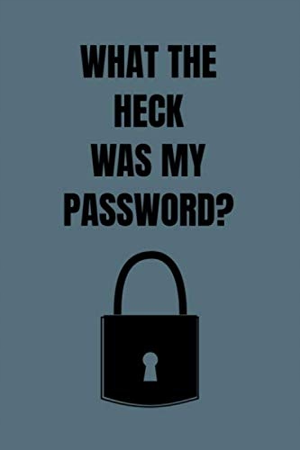 Lushy Notebooks, Kate What The Heck Was My Password?: Password Book, Protec