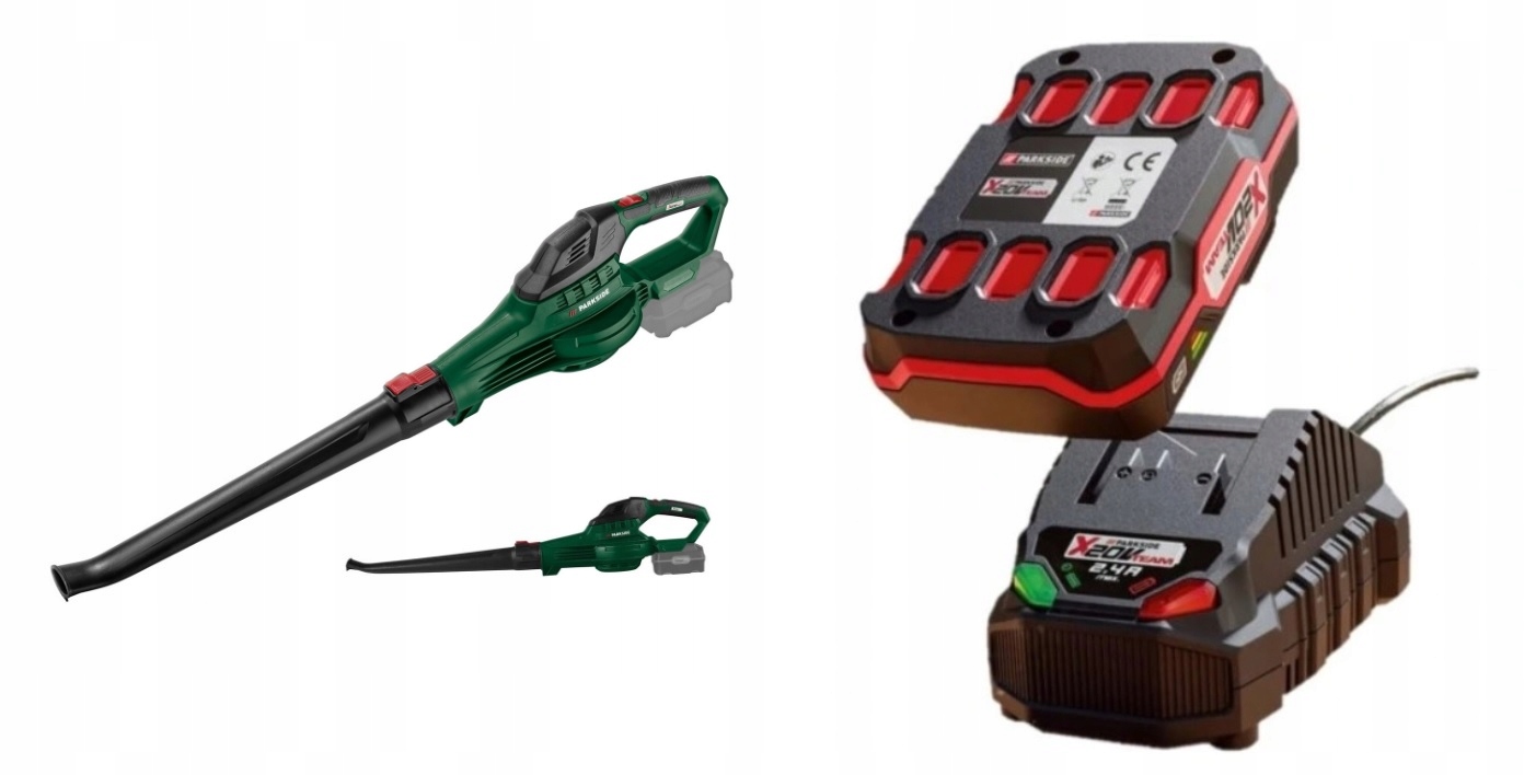 Parkside dúchadlo na snehové lístie Plba 20-Li X20V 210 km/h 2Ah akumulátor