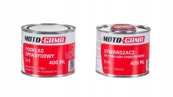 Podkład epoksydowy+ utwardzacz 400ml 400ml 800ml Mg Line