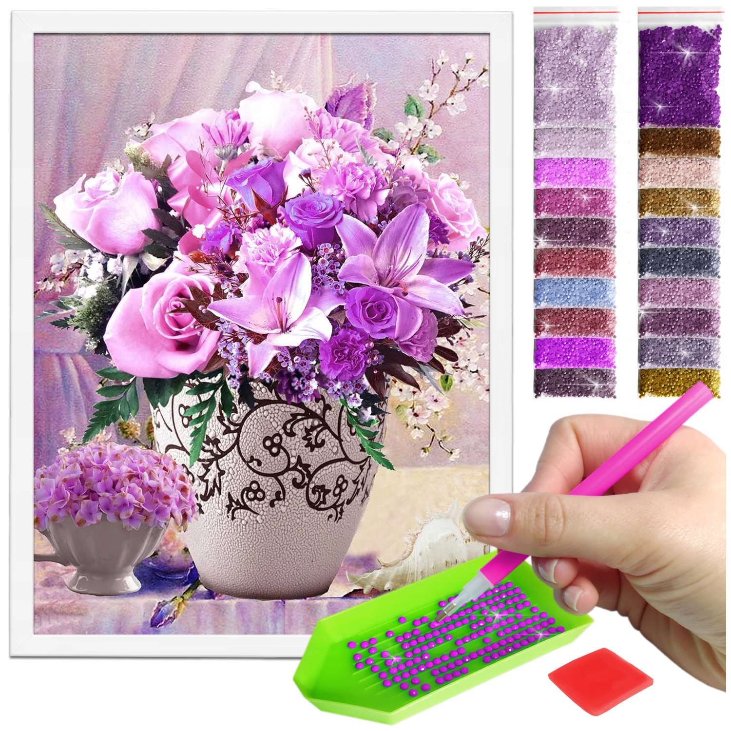 Haft Diamentowy Obraz Diamond Painting Ramka