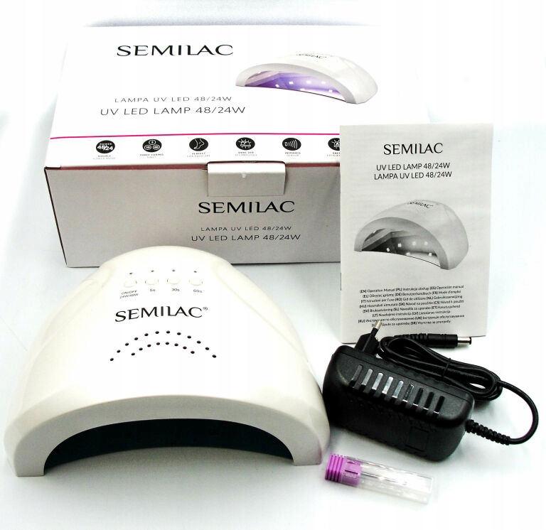 SEMILAC Lampa UV LED 24W 48W Do Manicure Hybrydowego Paznokci — miniatura 8