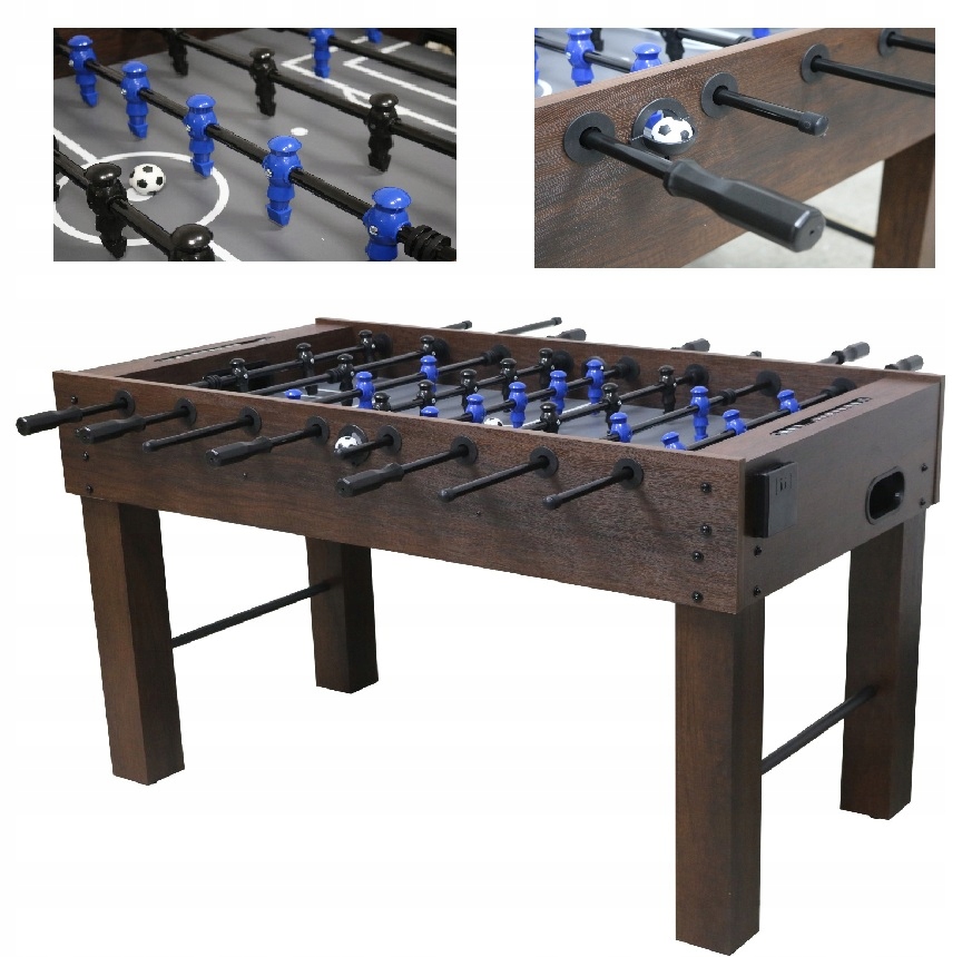 Piłkarzyki Cieżkie Prestige 35 Kg Stół Do Gry W Piłkrzyki Brązowe