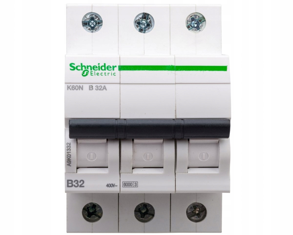 

Wyłącznik nadprądowy 3P B 32A 6kA Ac K60N A9K01332