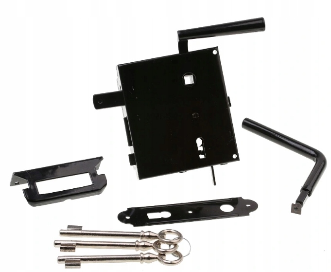 Dveřní Zámek Pro Skříňovou Branku Venkovský Retro levý, Kovový