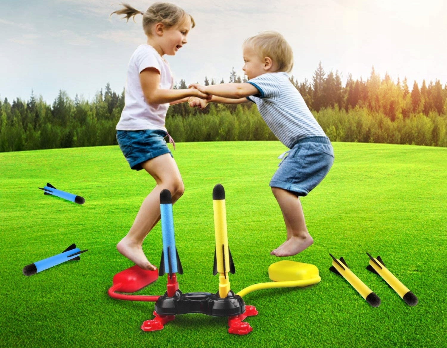 PODWÓJNA WYRZUTNIA RAKIET POWER LAUNCHER ROCKET EAN (GTIN) 5900949422305