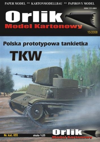 

Orlik 055. Tankietka Tkw