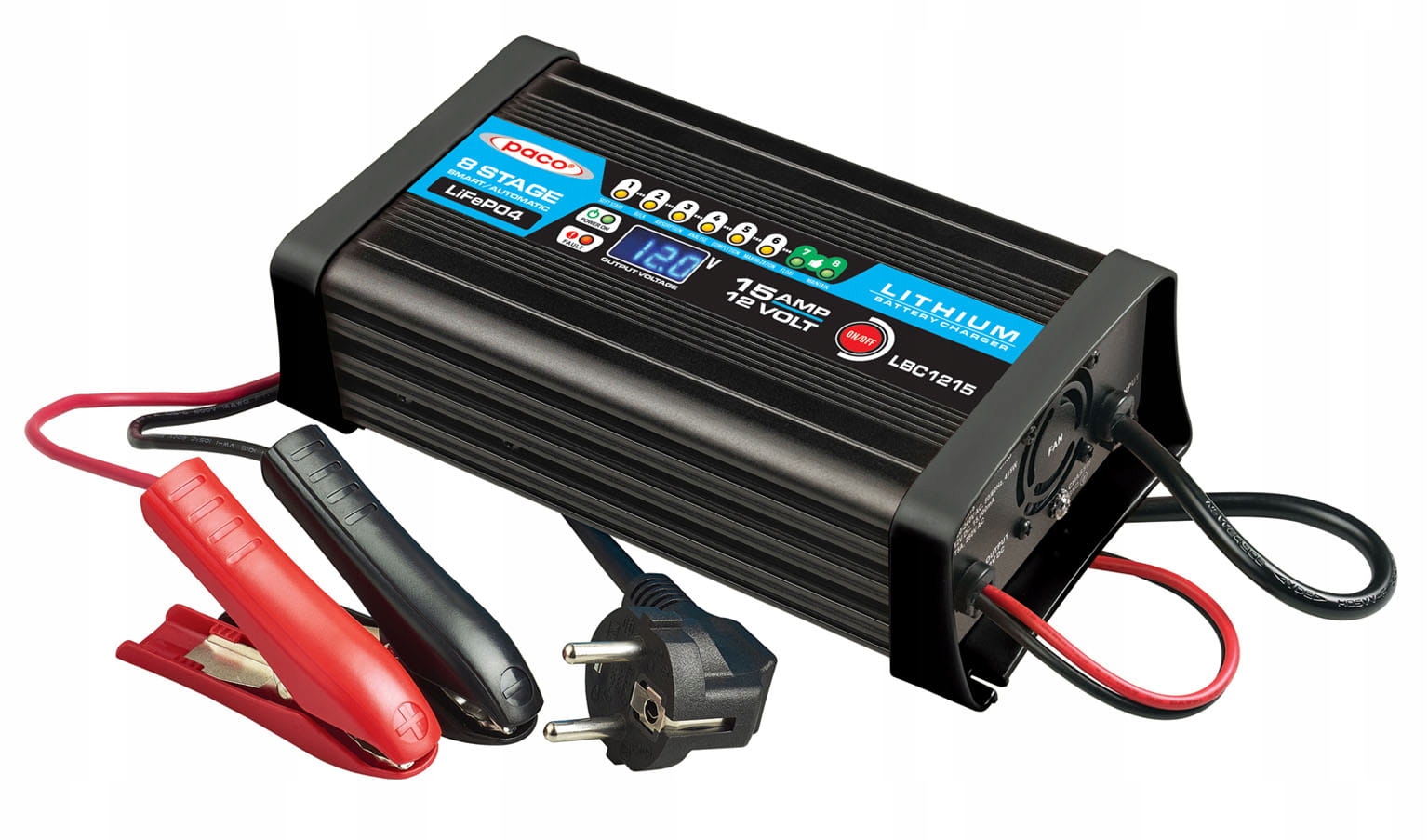 Ładowarka Impulsowa Paco Lbc 1210 8 Etapów LiFePO4