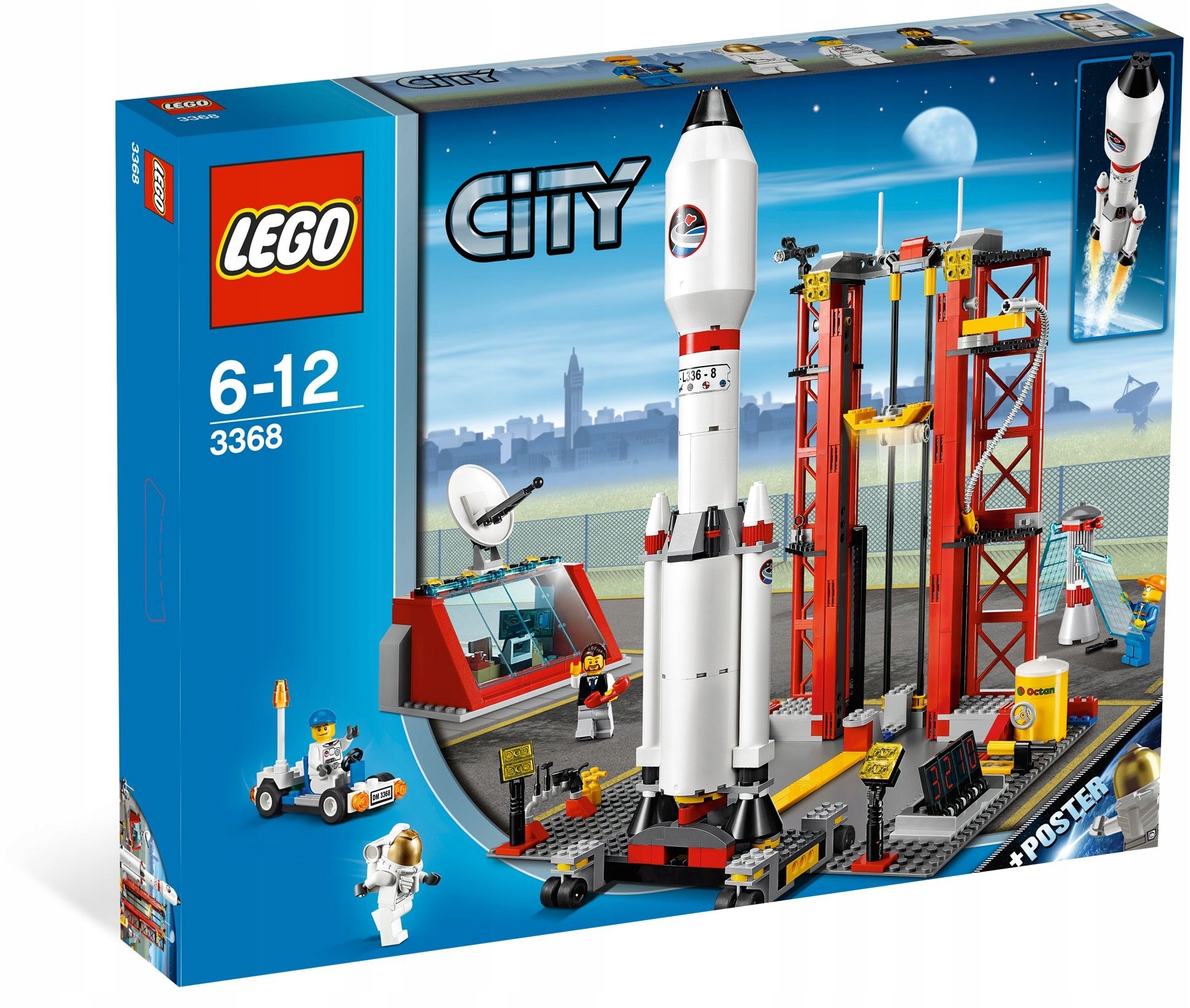 LEGO City 3368 Centrum kosmiczne + GRATIS Marka LEGO