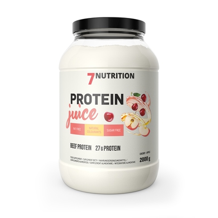 7NUTRITION Protein Juice 2000 g Hovězí Protein Regenerace Síla Masa Svaly