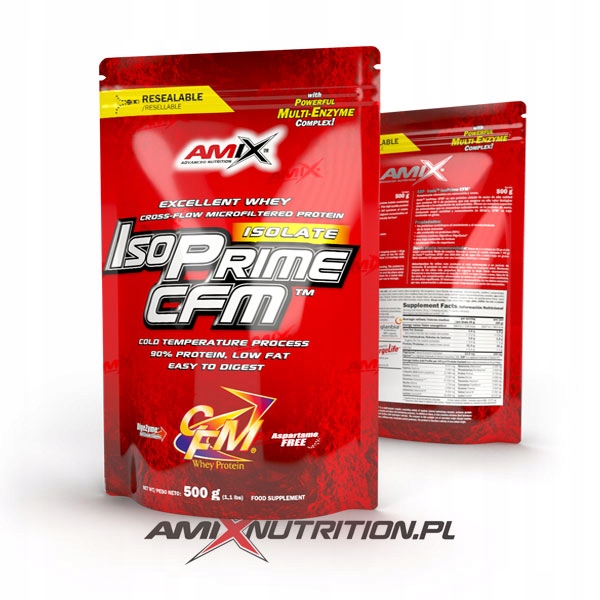 Protein proteinový izolát Wpi Amix prášek 500 g vanilková příchuť
