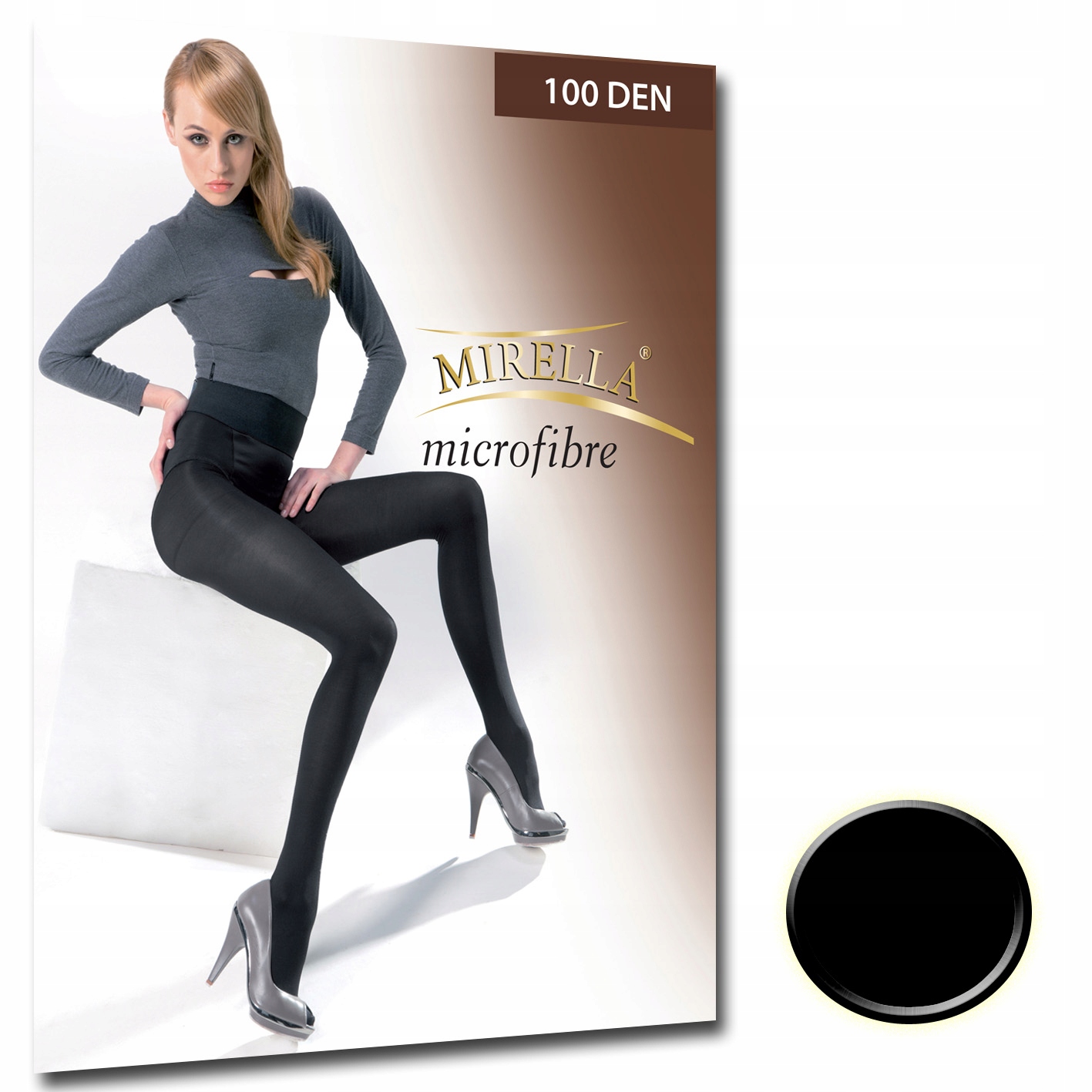 

Mirella Rajstopy microfibra 100 den 2/M Nero