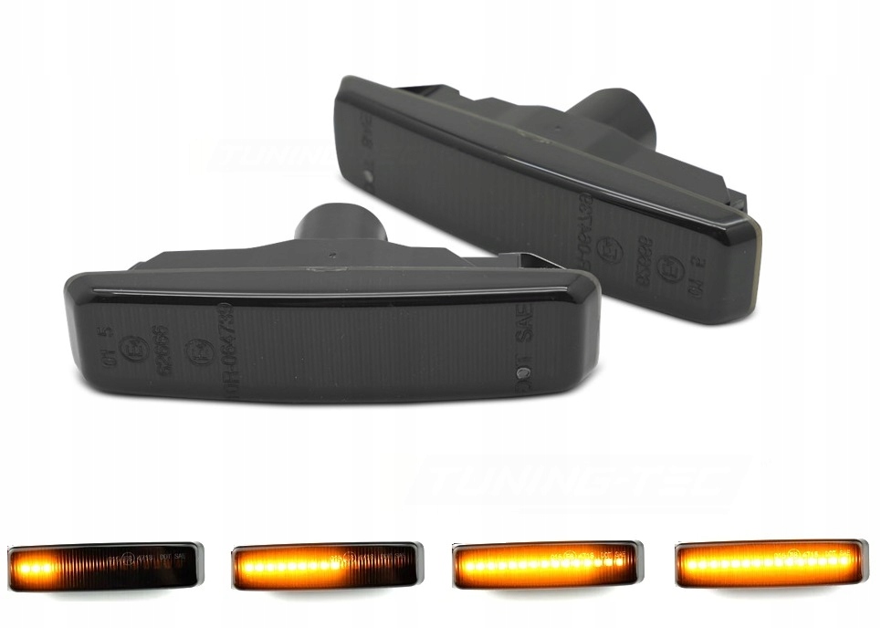 BMW 5 E39 KIERUNKOWSKAZY BOCZNE LED DYNAMIC BLACK