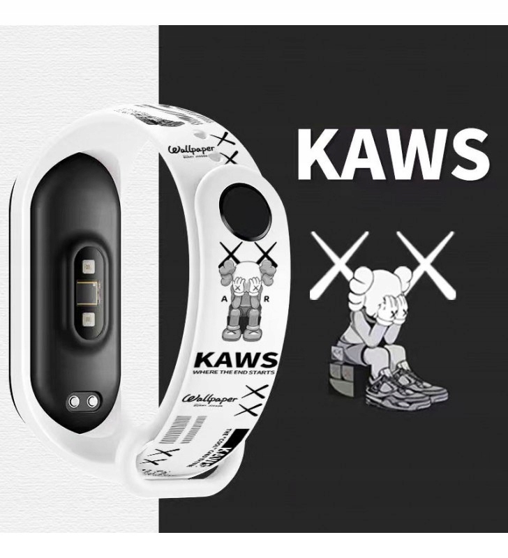 Pasek opaska Smart Band MI BAND M4 M5 M6 Mi3 Mi4 Materiał guma