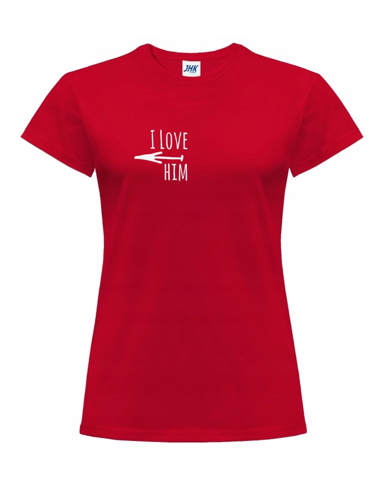 

Koszulka Damska Walentynki I Love M