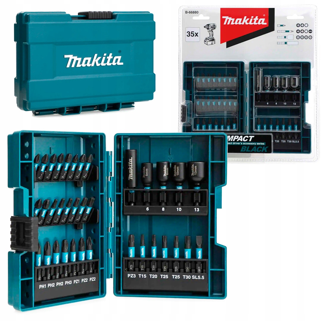 

Zestaw bitów udarowych Impact Black Makita B-66880