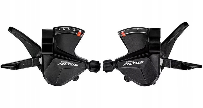 Sada manetek Shimano Altus SL-M2010, 2x9s, pravá levá