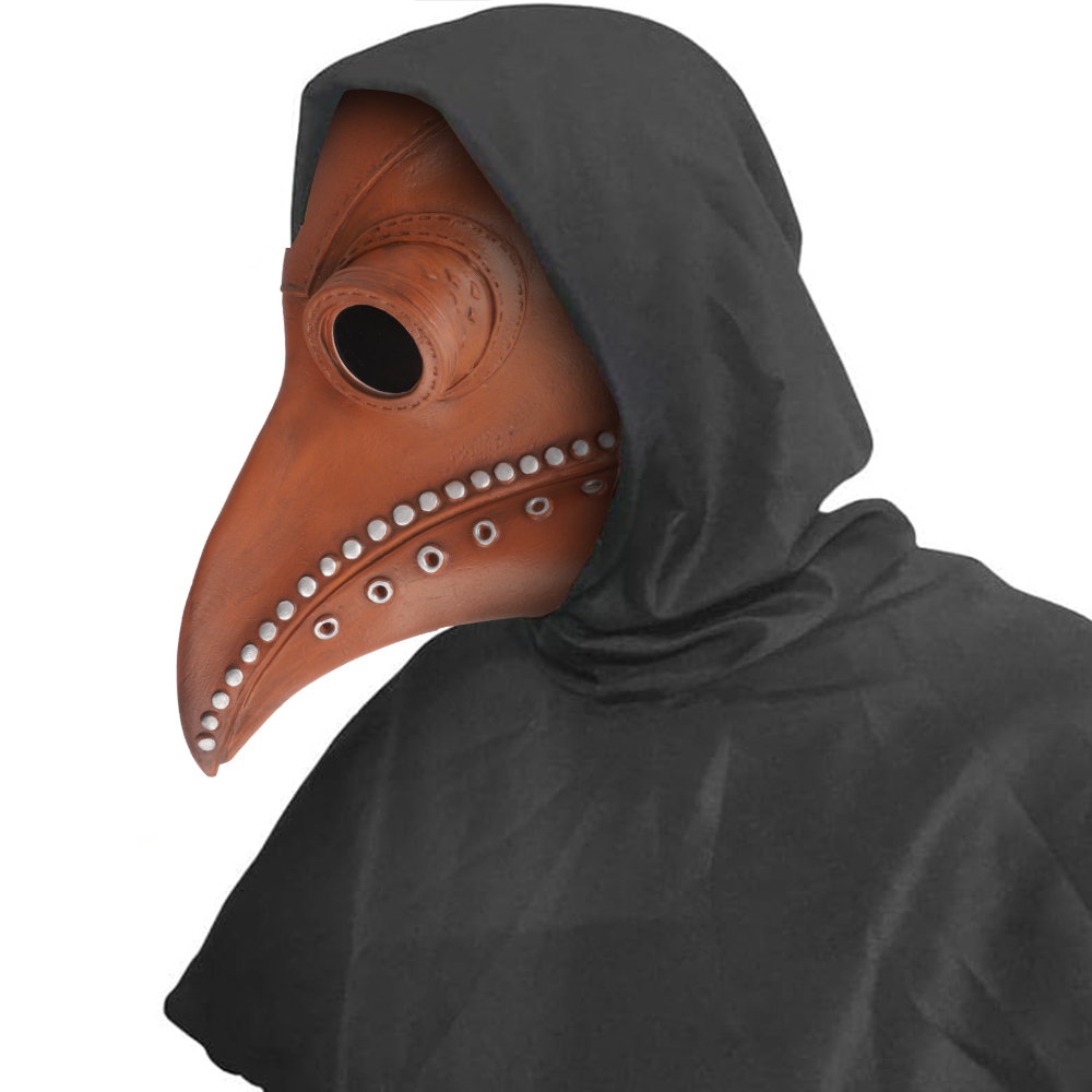MASKA PLAGUE DOCTOR DŻUMA PTAK HALLOWEEN COSPLAY SKÓRA PU Model MASKA HALLOWEEN
