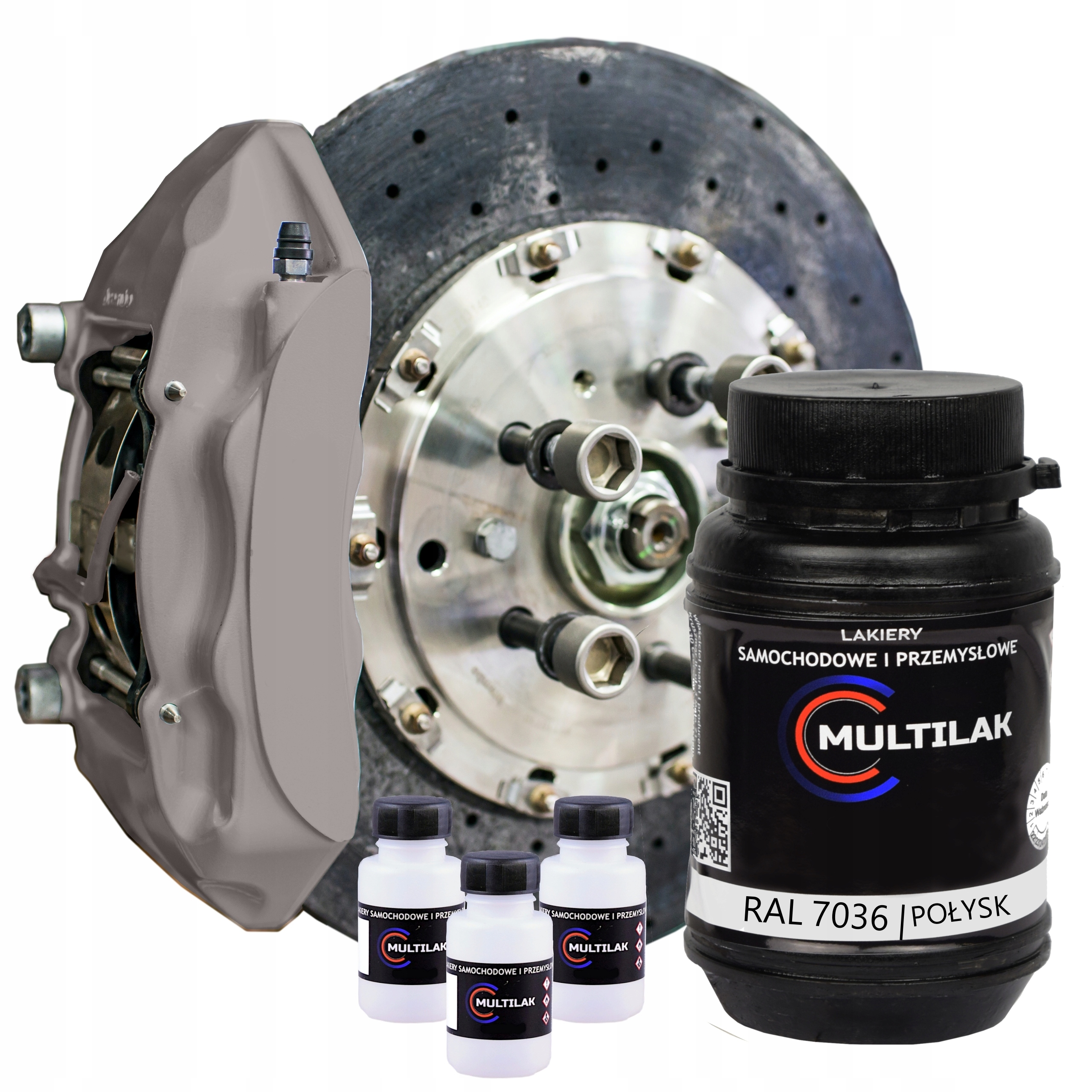 Lakier do zacisków hamulcowych Ral 7036 połysk