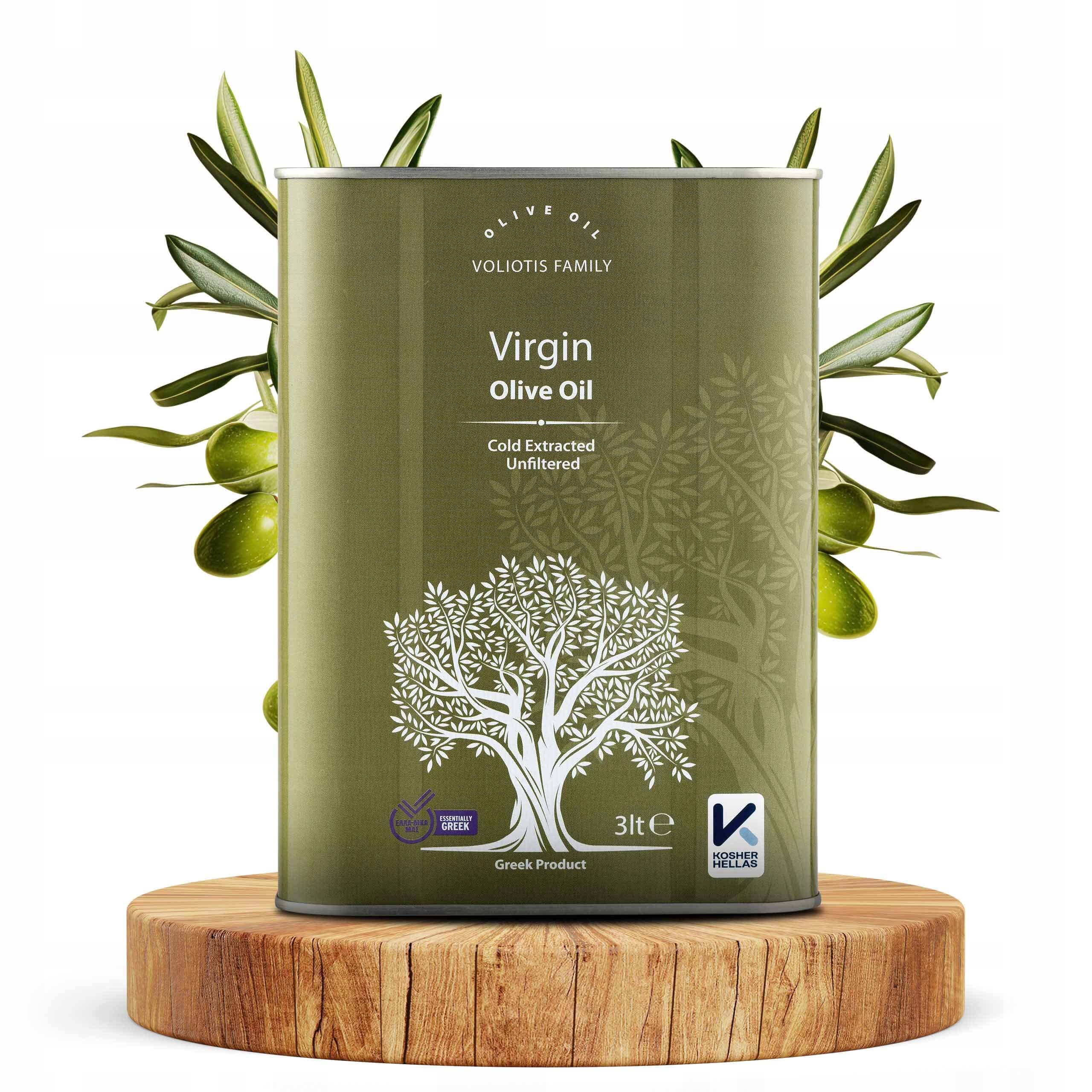 Levně Olivový olej na smažení Virgin Grecka 3 l Natural Čerstvá Sbírka 2024/2025